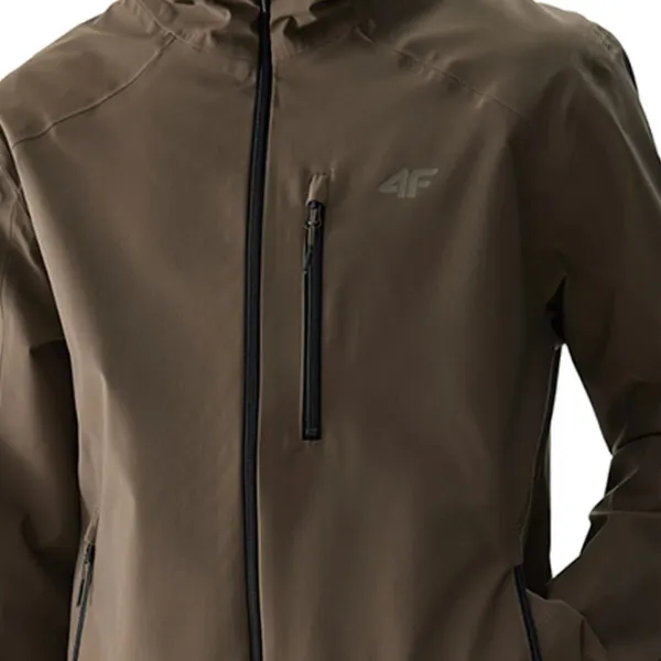 Jachetă sport pentru bărbați 4F 4FWSS24TTJAM462-43S S/ Khaki photo 5 Jachetă sport pentru bărbați 4F 4FWSS24TTJAM462-43S S/ Khaki photo 5