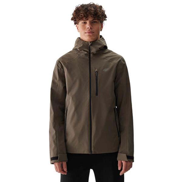 Jachetă sport pentru bărbați 4F 4FWSS24TTJAM462-43S M/ Khaki photo 2 Jachetă sport pentru bărbați 4F 4FWSS24TTJAM462-43S M/ Khaki photo 2