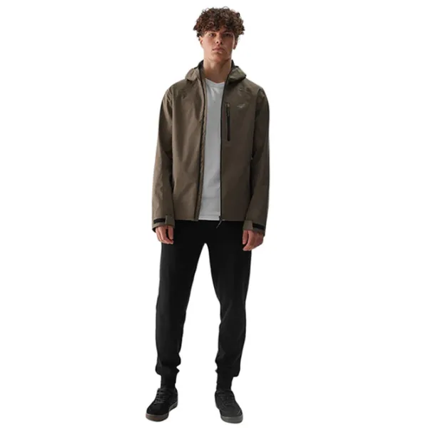 Jachetă sport pentru bărbați 4F 4FWSS24TTJAM462-43S M/ Khaki photo 4 Jachetă sport pentru bărbați 4F 4FWSS24TTJAM462-43S M/ Khaki photo 4