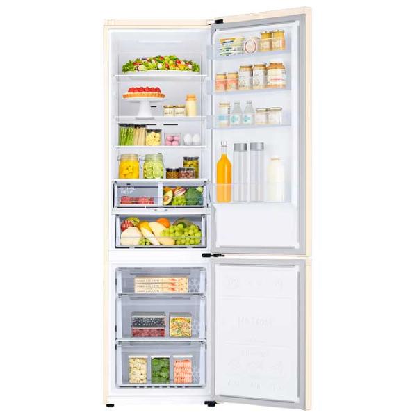 Frigider Samsung RB38C603EEL/UA cu congelator jos 385 l / 203 cm / Beige photo 6