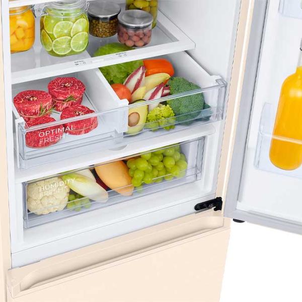 Frigider Samsung RB38C603EEL/UA cu congelator jos 385 l / 203 cm / Beige photo 8