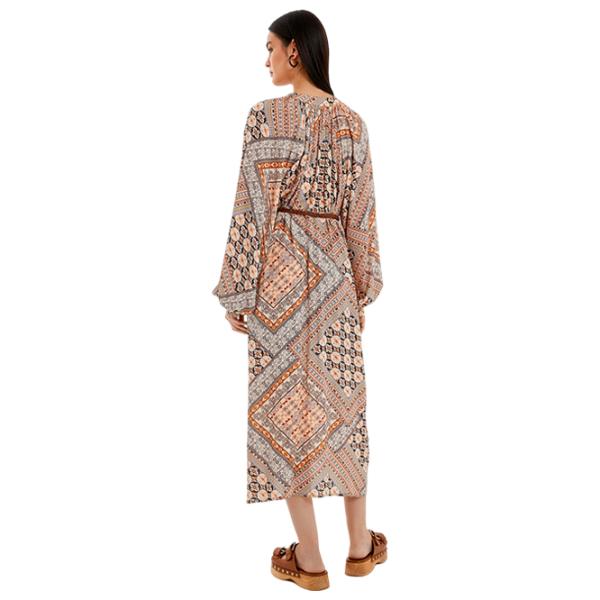 Rochie pentru femei Koton 4SAK80015UW XL/ Orange Design photo 2