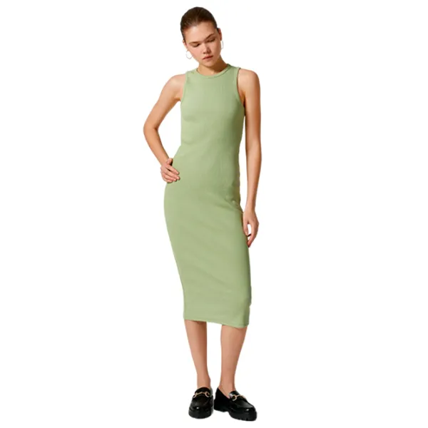 Rochie pentru femei Koton 4SAL80031IK S/ Khaki photo 1
