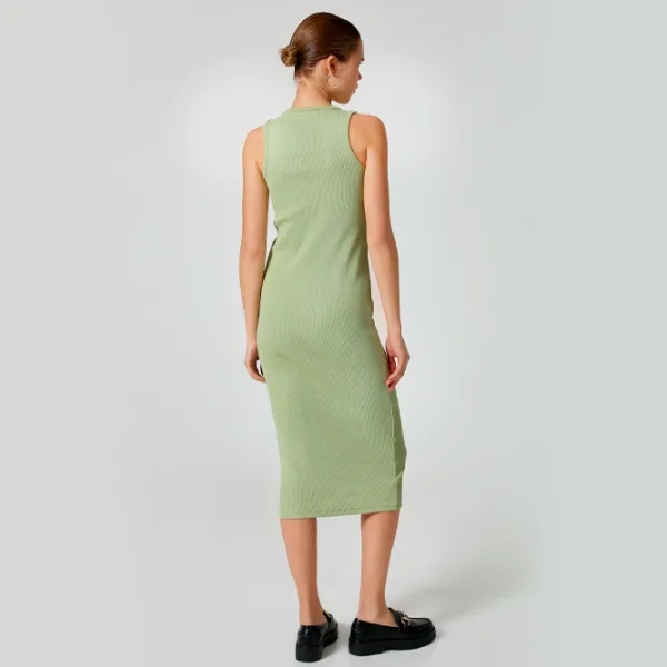 Rochie pentru femei Koton 4SAL80031IK S/ Khaki photo 2