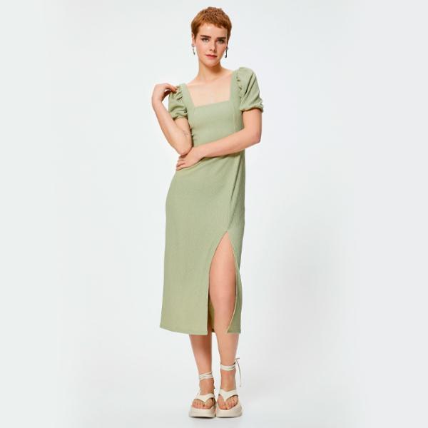 Платье для женщин Koton 4SAL80002IK L/ Зелёный photo 4