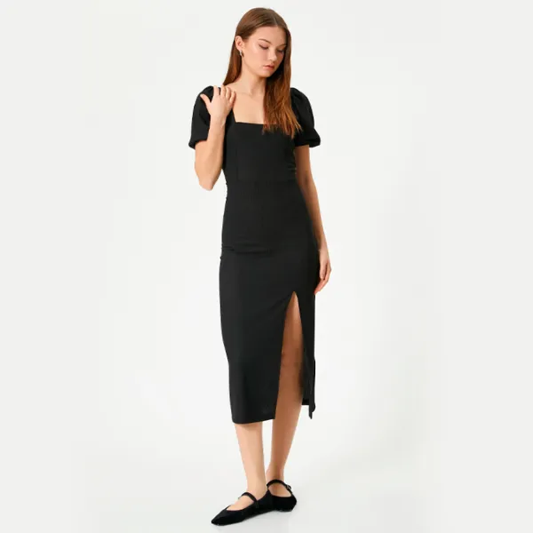 Rochie pentru femei Koton 4SAL80002IK L/ Black photo 5 Rochie pentru femei Koton 4SAL80002IK L/ Black photo 5