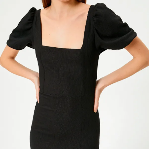 Rochie pentru femei Koton 4SAL80002IK XS/ Black photo 3 Rochie pentru femei Koton 4SAL80002IK XS/ Black photo 3