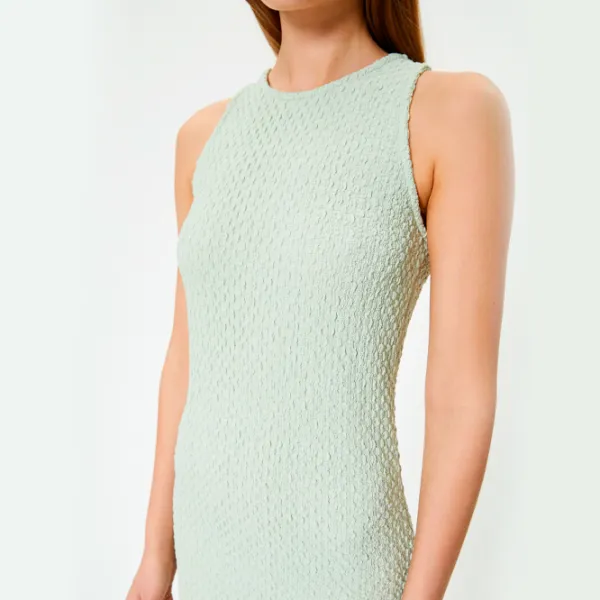 Rochie pentru femei Koton 4SAK80083EK S/ Sage Green photo 4 Rochie pentru femei Koton 4SAK80083EK S/ Sage Green photo 4