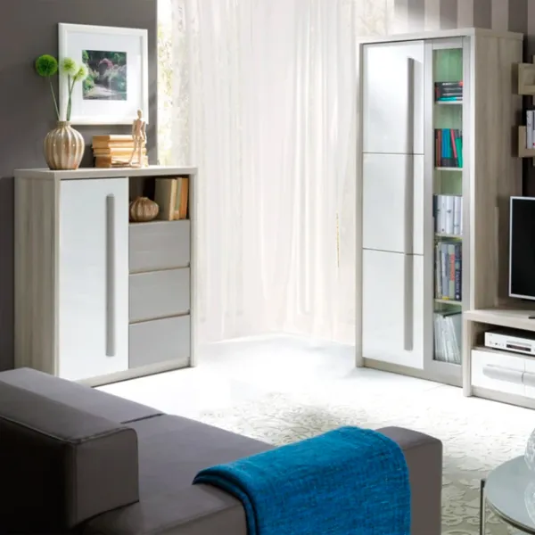 Comodă Fadome Roma ROM/ 8 117 x 90 x 43/ PAL/ Gray photo 3
