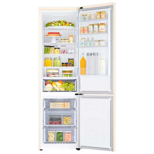 Frigider Samsung RB38C600EEL/UA cu congelator jos 285 l / 203 cm / Beige photo 5