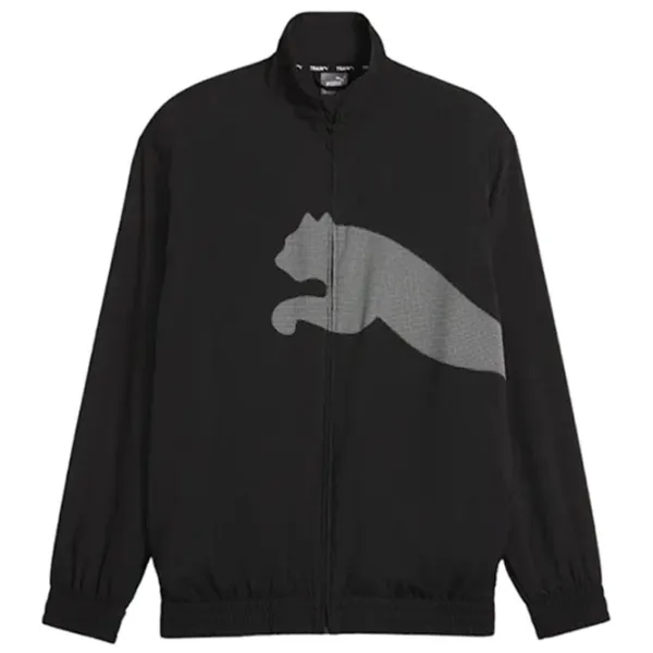Спортивная куртка для мужчин Puma Train Big Cat Woven Fz Jacket L/ Black photo 1