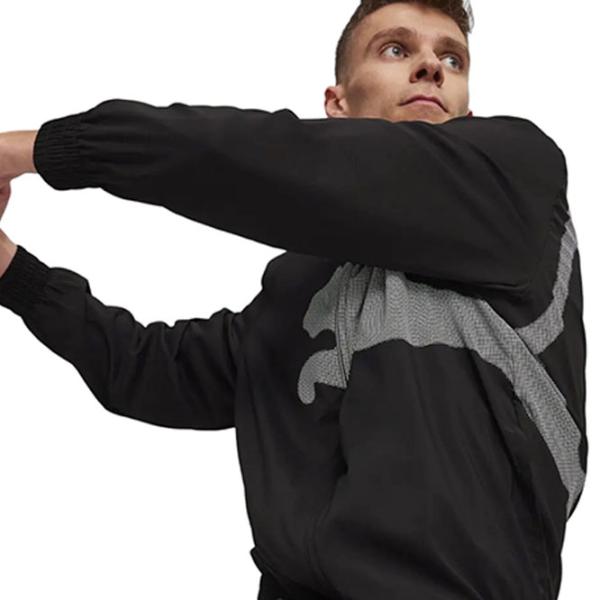 Спортивная куртка для мужчин Puma Train Big Cat Woven Fz Jacket L/ Black photo 4