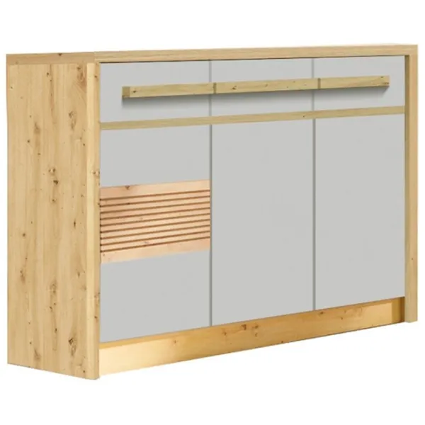 Comodă Fadome Bianco BN12 96 x 136 x 43/ MDF/ Latte photo 1