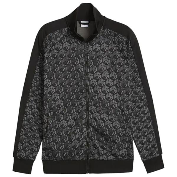 Jachetă sport pentru bărbați Puma T7 Aop Track Jacket Pt L/ Black photo 1