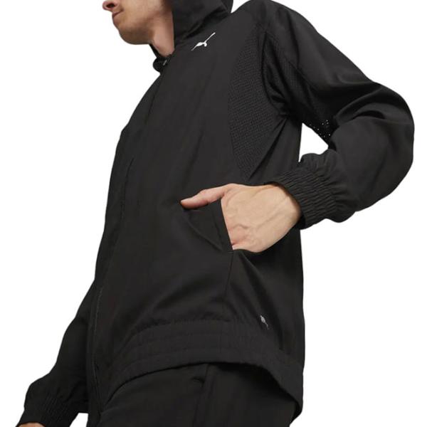 Спортивная куртка для мужчин Puma Fit Woven Full Zip Jacket XL/ Black photo 4