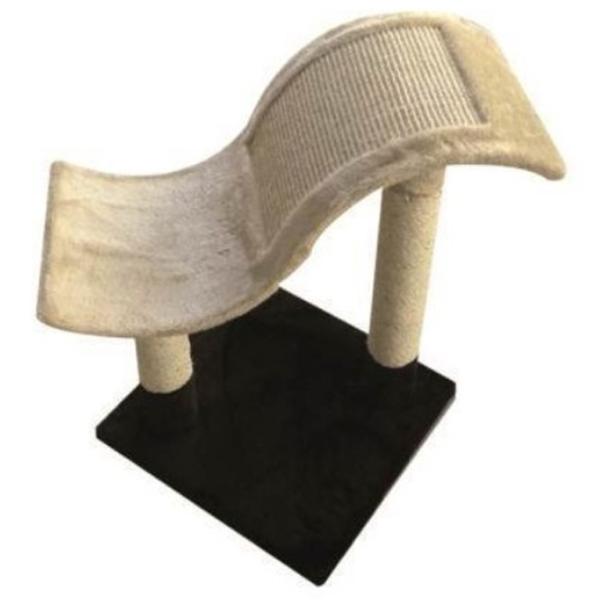 Когтеточка для кошек Comfy Wave Напольная/ Черный photo 1 Когтеточка для кошек Comfy Wave Напольная/ Черный photo 1