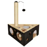 Когтеточка для кошек Comfy Brie Напольная/ Черный