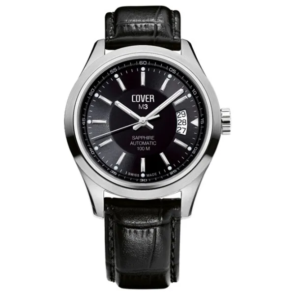 Ceas de mână pentru bărbați Cover M3.ST11LBK Mecanic/ 42 mm photo 1 Ceas de mână pentru bărbați Cover M3.ST11LBK Mecanic/ 42 mm photo 1