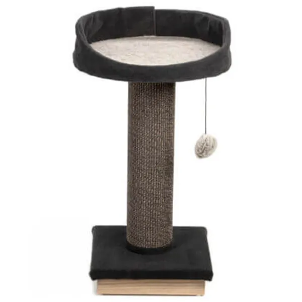 Когтеточка для кошек Comfy Alex with Shelf Напольная/ Серый photo 1 Когтеточка для кошек Comfy Alex with Shelf Напольная/ Серый photo 1