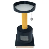 Когтеточка для кошек Comfy Paul Напольная/ Черный