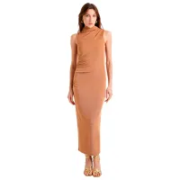 Rochie pentru femei Koton 4SAK80030UK L/ Brown