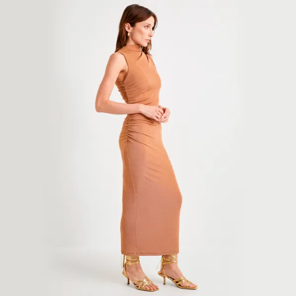 Rochie pentru femei Koton 4SAK80030UK M/ Brown photo 4
