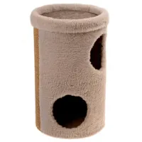 Когтеточка для кошек Comfy Tube Eco Напольная/ Коричневый