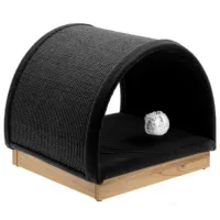 Когтеточка для кошек Comfy Half Moon Eco Напольная/ Серый