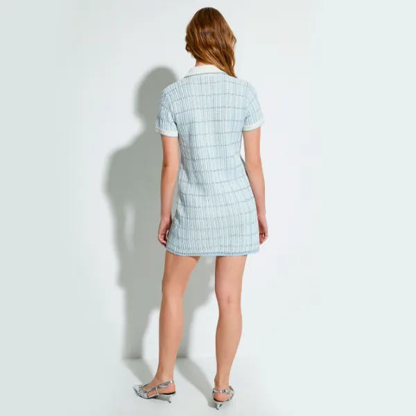 Rochie pentru femei Koton 4SAK80003HT XL/ Light Blue photo 2 Rochie pentru femei Koton 4SAK80003HT XL/ Light Blue photo 2