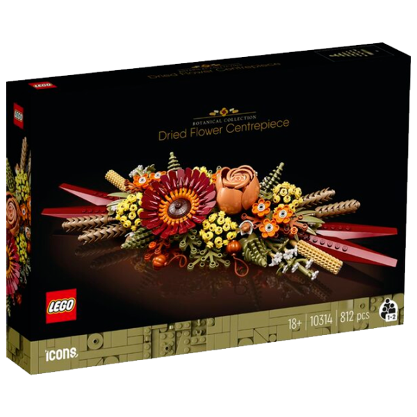 Constructor LEGO Dried Flower Centerpiece Flori/ Multicolor photo 1 Constructor LEGO Dried Flower Centerpiece Flori/ Multicolor photo 1