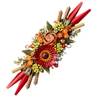 Constructor LEGO Dried Flower Centerpiece Flori/ Multicolor photo 3