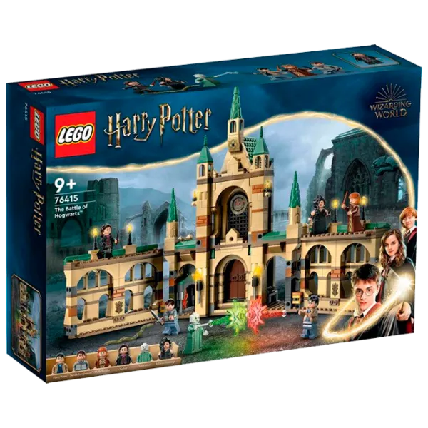 Constructor LEGO The Battle of Hogwarts Scenă din film/ Multicolor photo 1