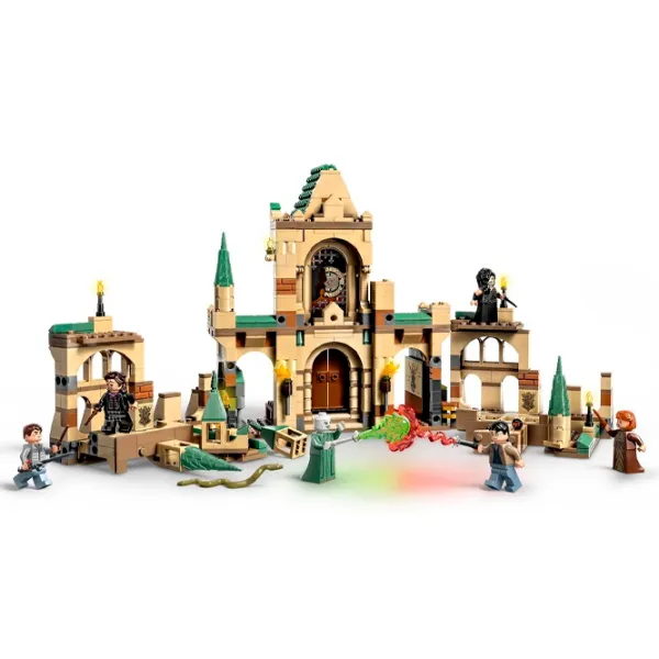 Constructor LEGO The Battle of Hogwarts Scenă din film/ Multicolor photo 3