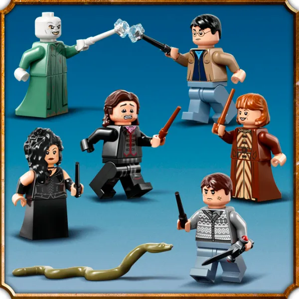 Constructor LEGO The Battle of Hogwarts Scenă din film/ Multicolor photo 9