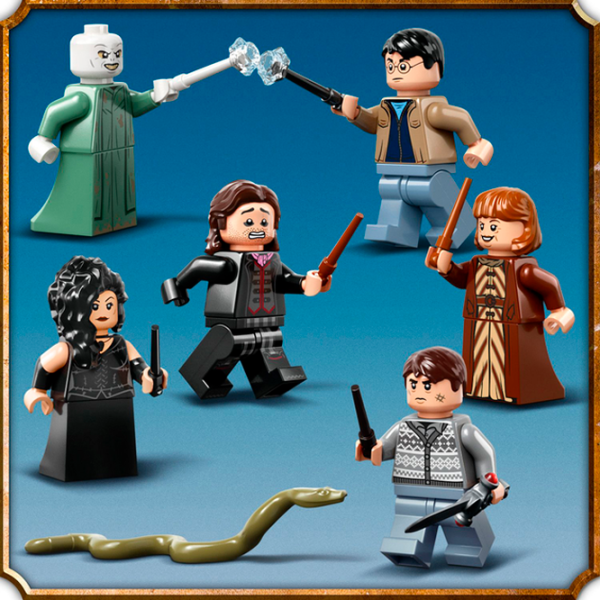 Constructor LEGO The Battle of Hogwarts Scenă din film/ Multicolor photo 9