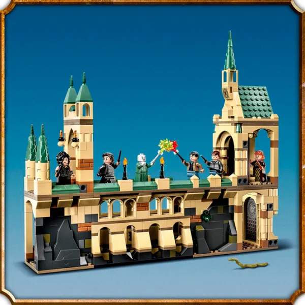 Constructor LEGO The Battle of Hogwarts Scenă din film/ Multicolor photo 10
