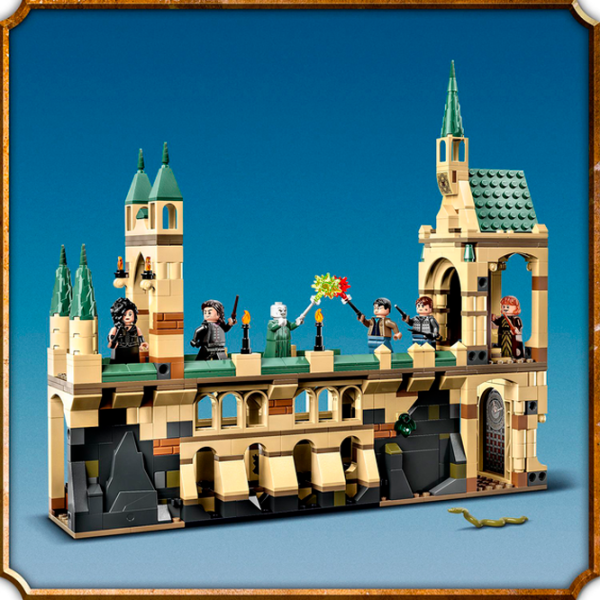 Constructor LEGO The Battle of Hogwarts Scenă din film/ Multicolor photo 10