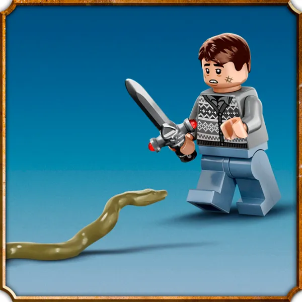 Constructor LEGO The Battle of Hogwarts Scenă din film/ Multicolor photo 11