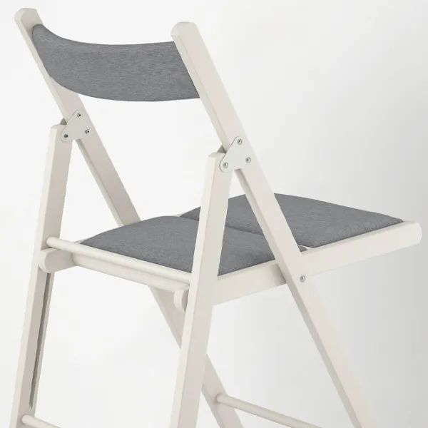 Садовый стул Ikea Frosvi Массив/ Полиэстер/ Белый Серый photo 2