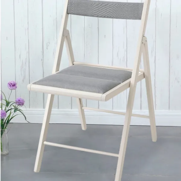 Садовый стул Ikea Frosvi Массив/ Полиэстер/ Белый Серый photo 3