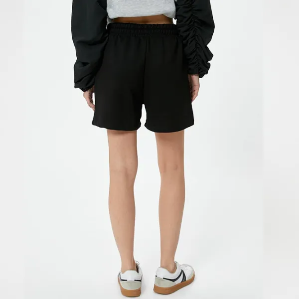 Șorți femei pentru femei Koton 4SAL40005IK S/ Black photo 4 Șorți femei pentru femei Koton 4SAL40005IK S/ Black photo 4