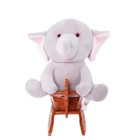 Jucărie interactivă Pugs At Play Animals Elephant Manny 3+/ Gray photo 2