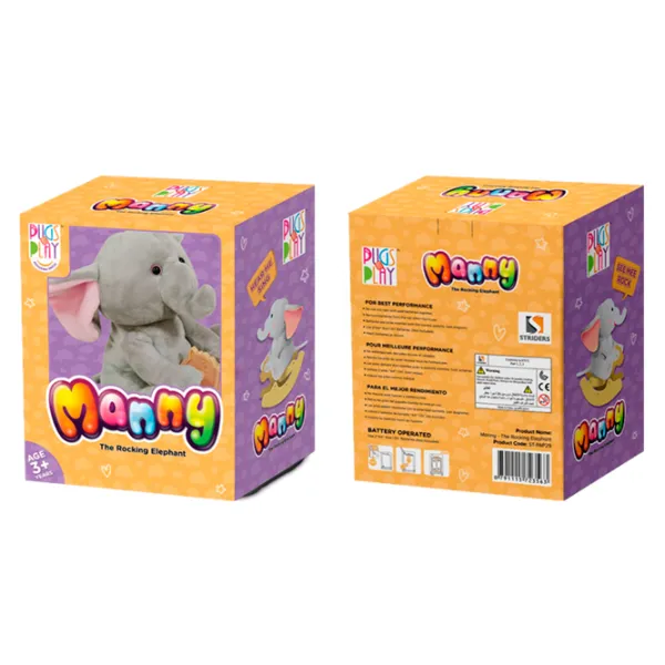 Интерактивная игрушка Pugs At Play Animals Elephant Manny 3+/ Серый photo 5