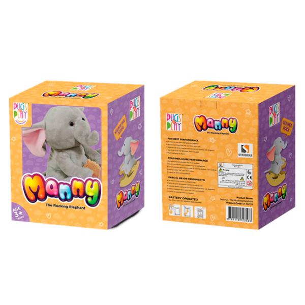 Интерактивная игрушка Pugs At Play Animals Elephant Manny 3+/ Серый photo 5