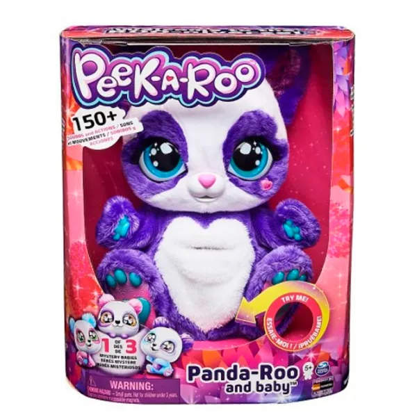 Jucărie interactivă Spin Master PEEK-A-ROO 6064428 3+/ Violet photo 2