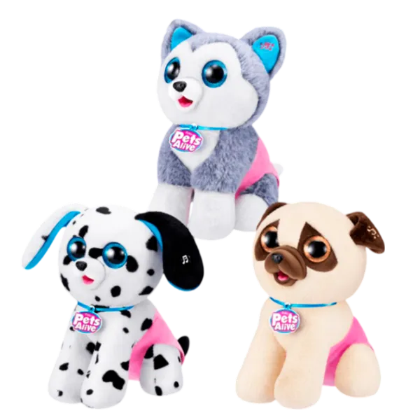 Интерактивная игрушка Baby Shark Robo Alive Zuru Pets Alive Interactive Puppy 3+/ Серый photo 1