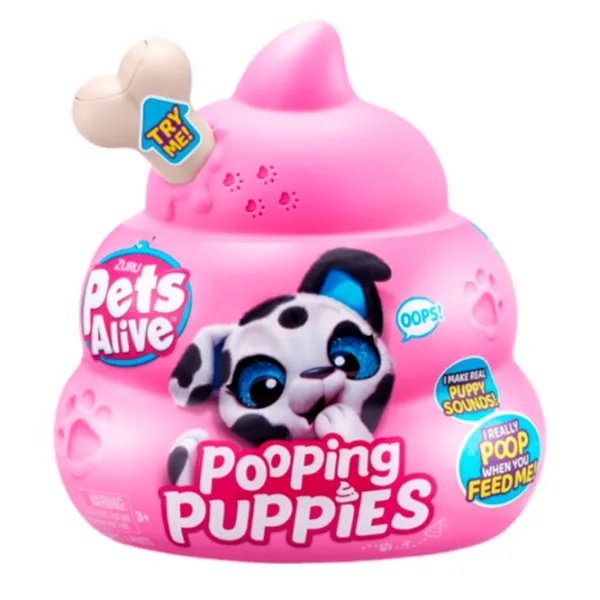 Интерактивная игрушка Baby Shark Robo Alive Zuru Pets Alive Interactive Puppy 3+/ Серый photo 2