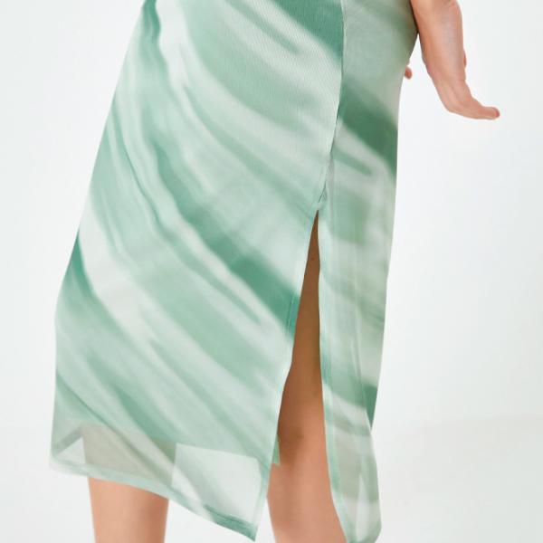 Rochie pentru femei Koton 4SAK80046EK XS/ Green photo 5