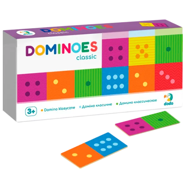 Joc de masă DoDo Dominoes classic 3+/ Domino photo 1 Joc de masă DoDo Dominoes classic 3+/ Domino photo 1