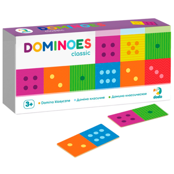 Joc de masă DoDo Dominoes classic 3+/ Domino photo 1 Joc de masă DoDo Dominoes classic 3+/ Domino photo 1